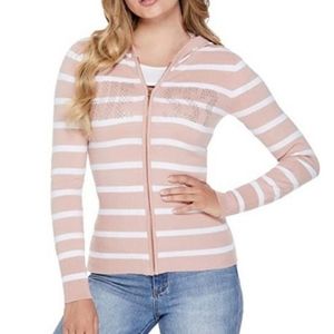 Guess Madeline Zip Up Sweater